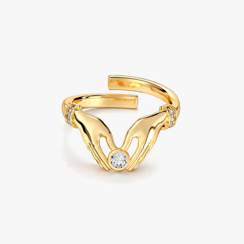 Alva Silver Adjustable Ring