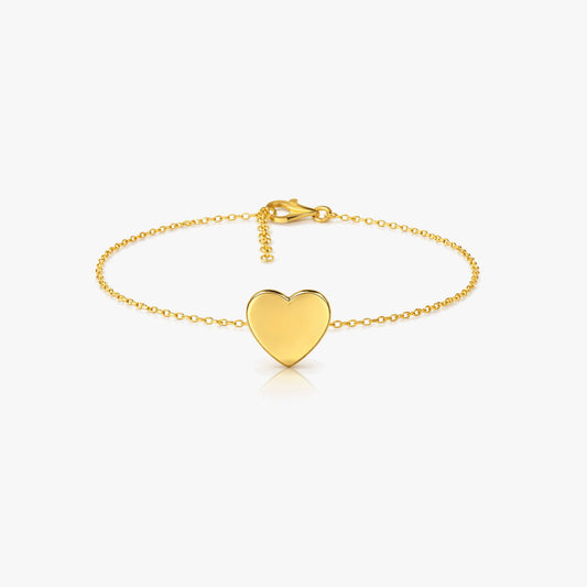 Eavi Silver Heart Bracelet