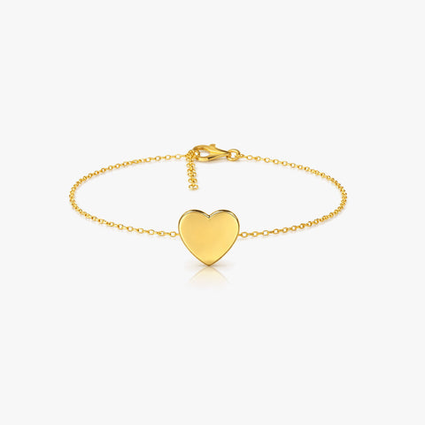 Eavi Silver Heart Bracelet