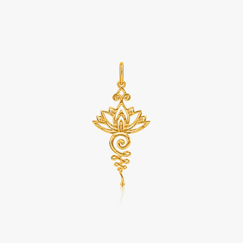 Luna Silver Floral Pendant