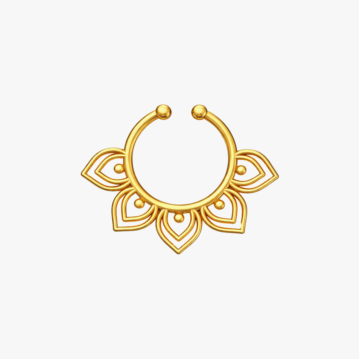 Pyra Silver Nose Pin