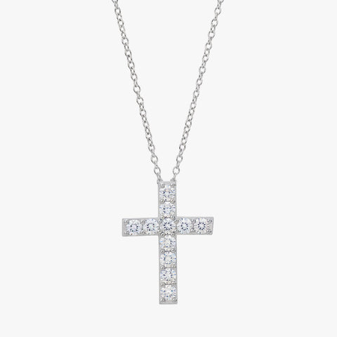 Vyn Silver Diamond Pendant