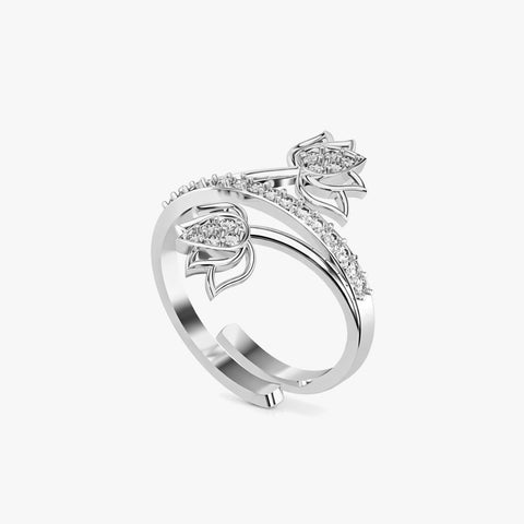 Ilia Silver Adjustable Ring
