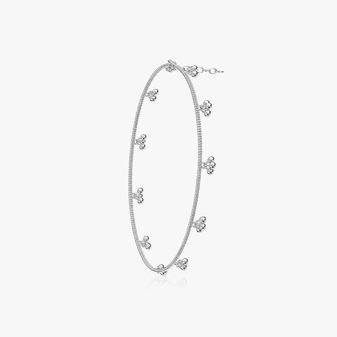 Lyra Silver Anklet