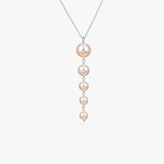 Oyra Silver Pearl Necklace