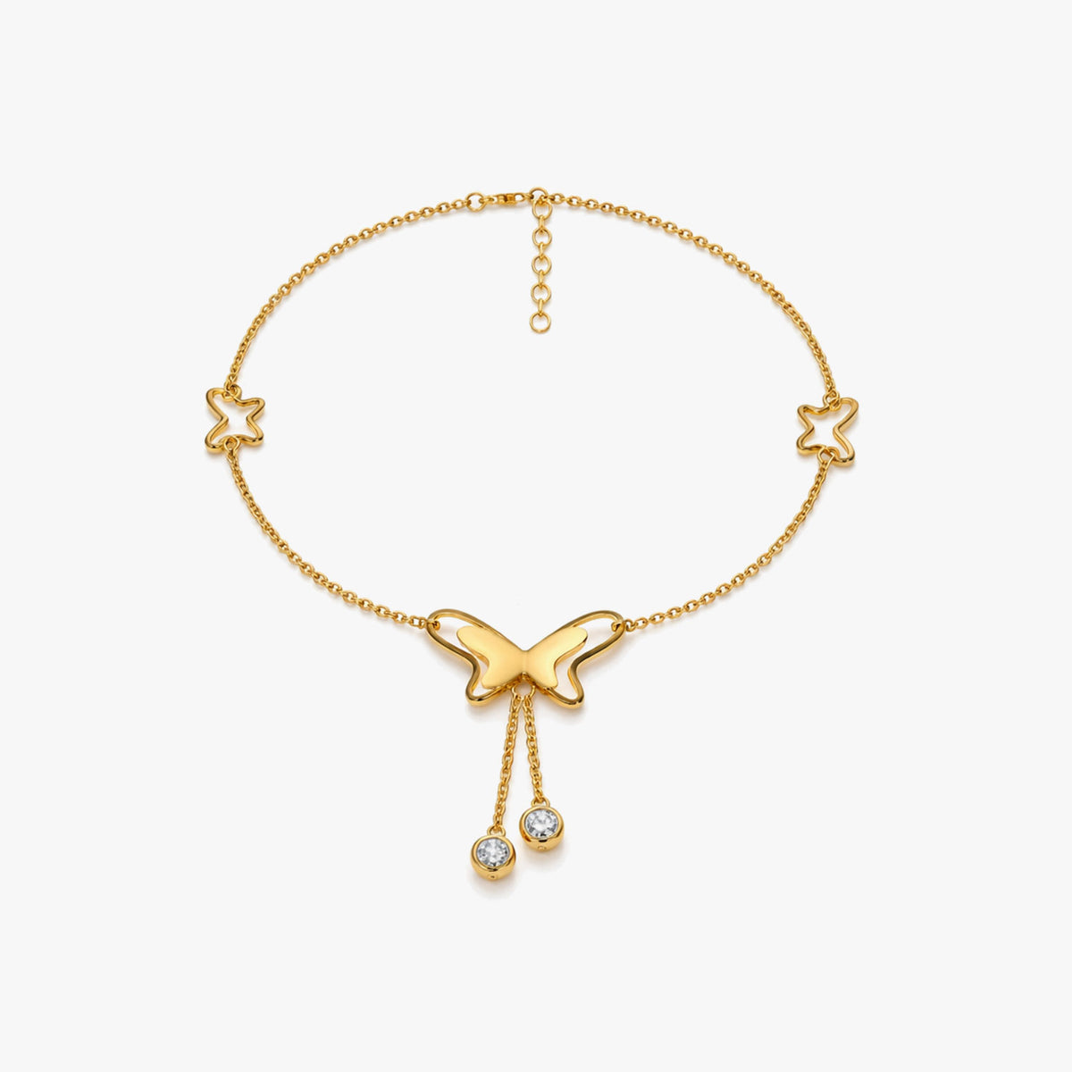 Esha Silver Anklet