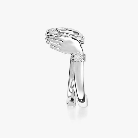 Alva Silver Adjustable Ring