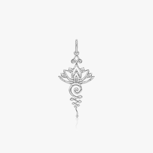 Luna Silver Floral Pendant