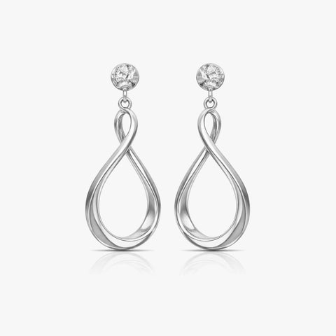 Asia Silver Dangle Earrings