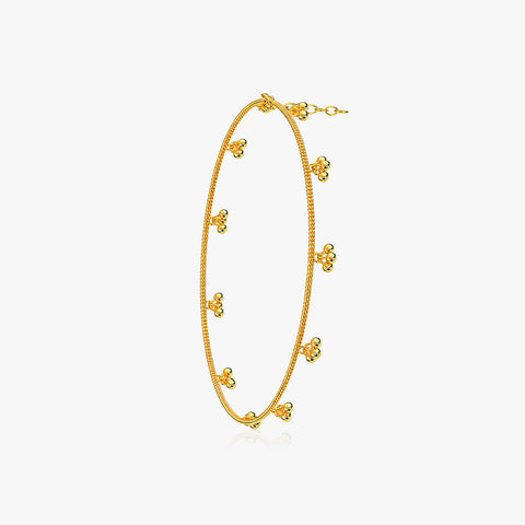 Lyra Silver Anklet