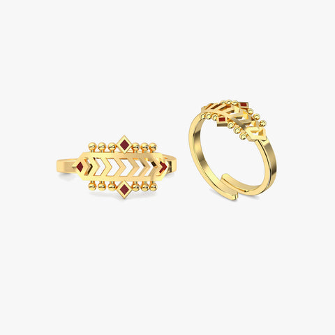 Nara Silver Toe Ring