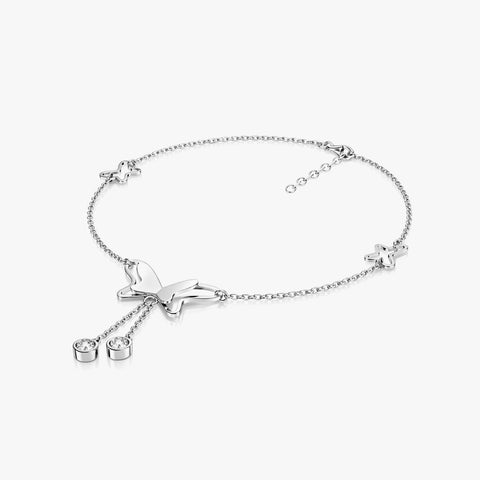 Esha Silver Anklet