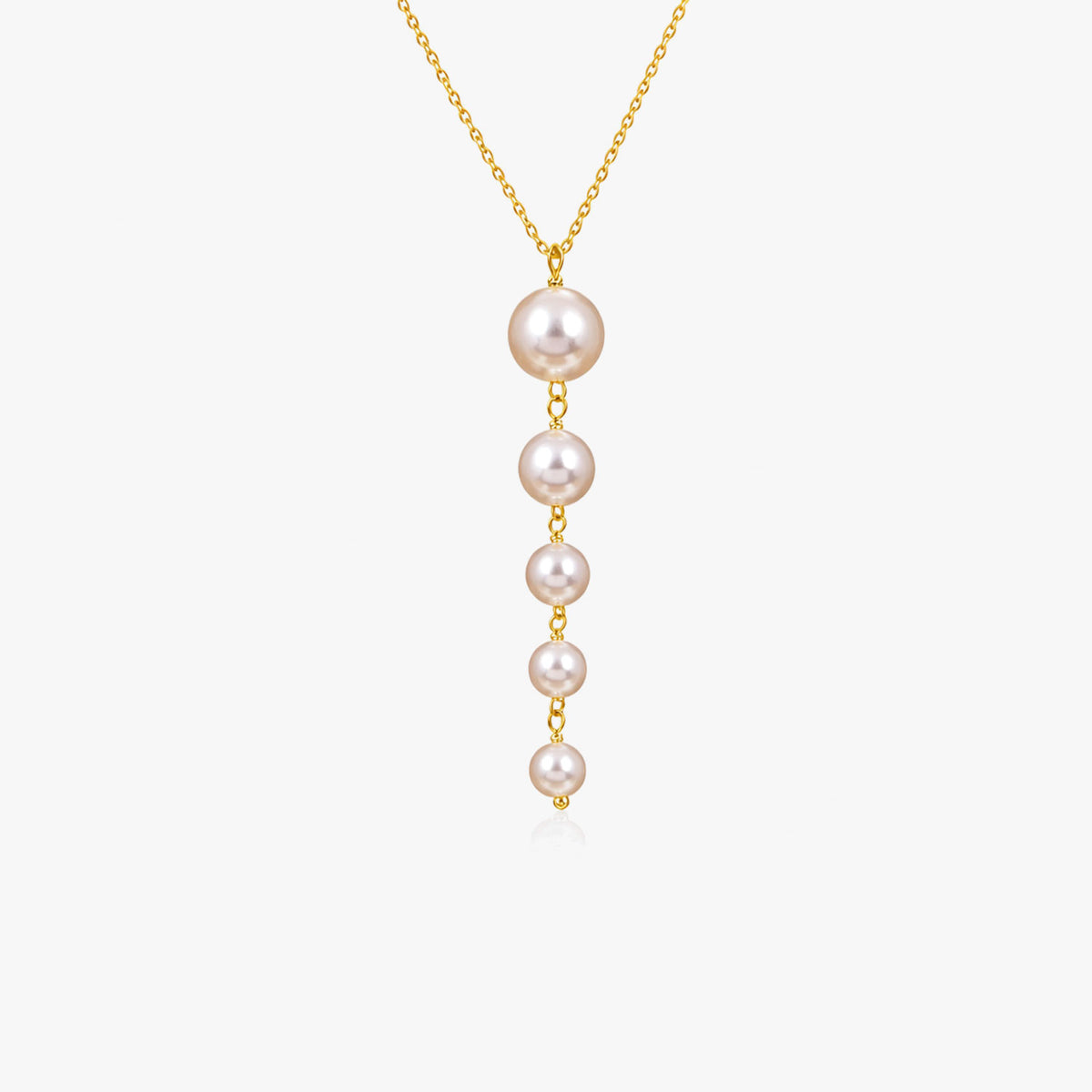 Oyra Silver Pearl Necklace