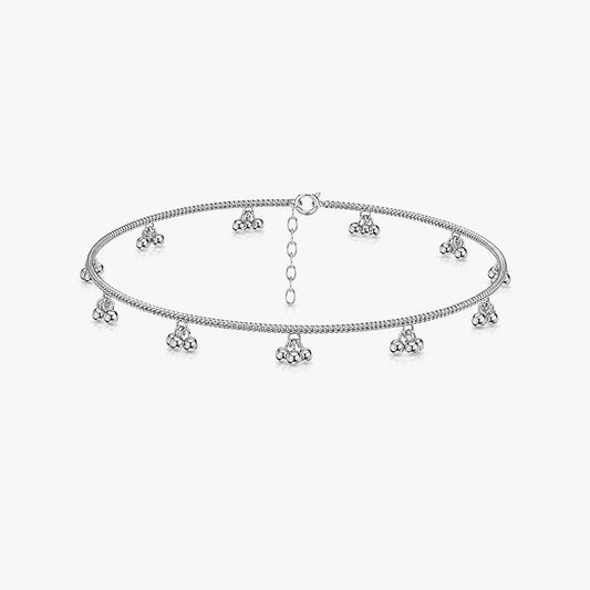 Lyra Silver Anklet