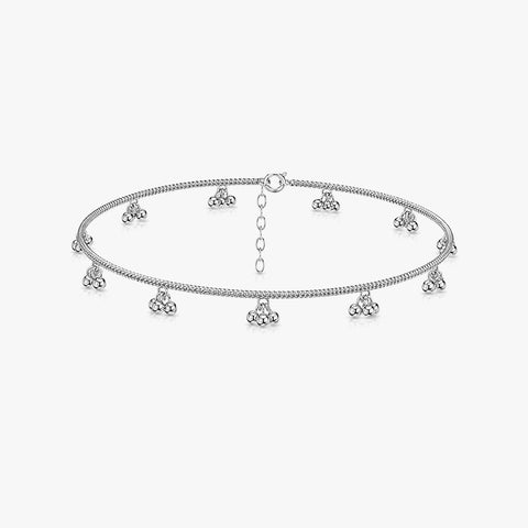 Lyra Silver Anklet