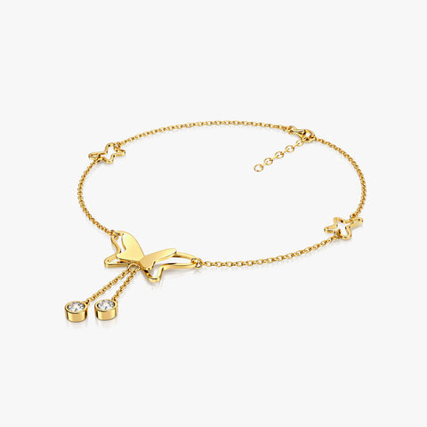 Esha Silver Anklet