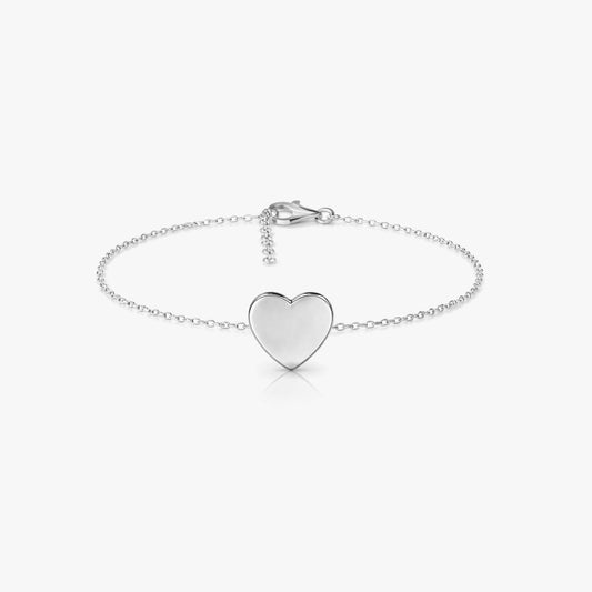 Eavi Silver Heart Bracelet