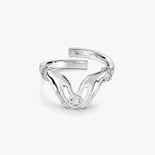 Alva Silver Adjustable Ring