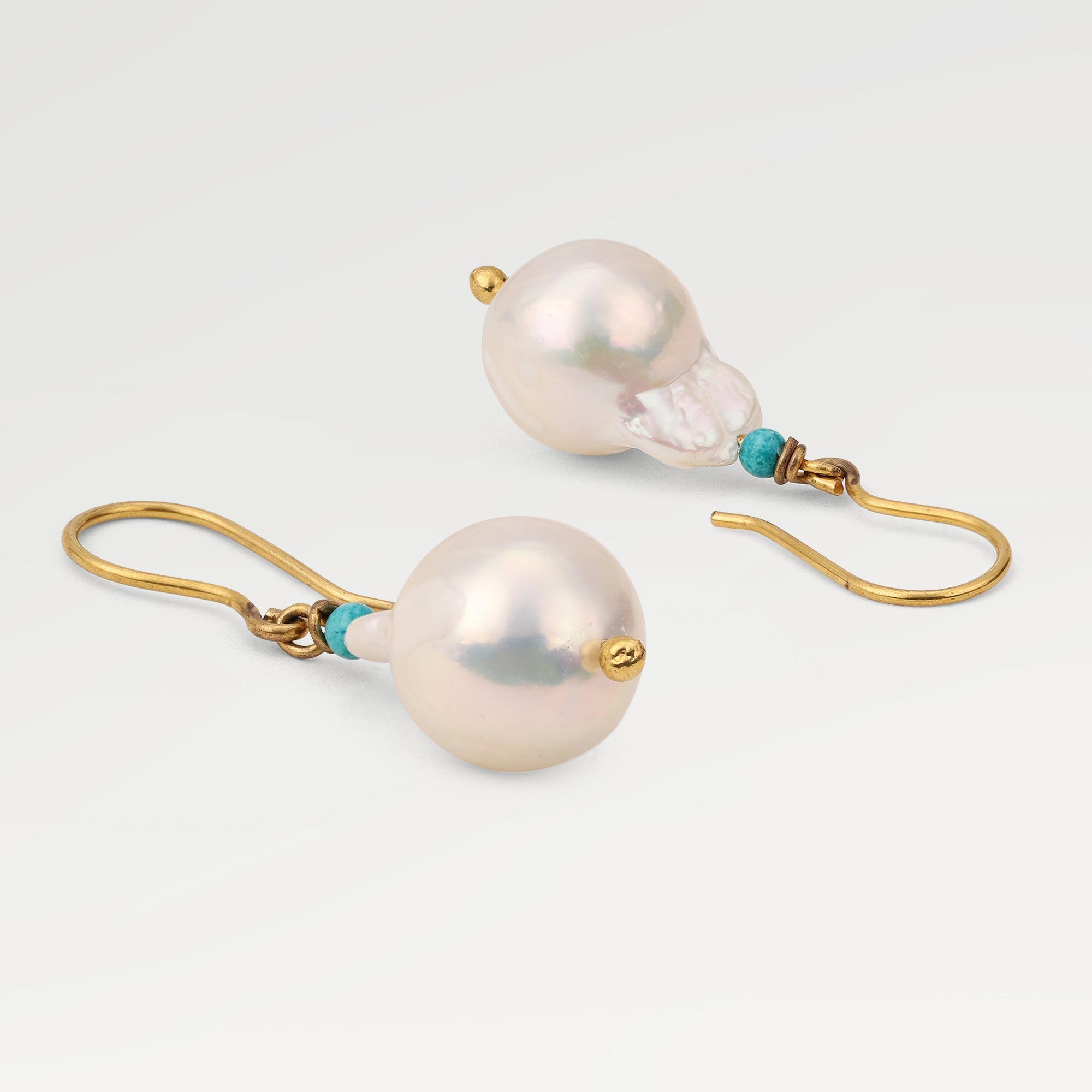 Lucy Pearl Magnesite Earrings