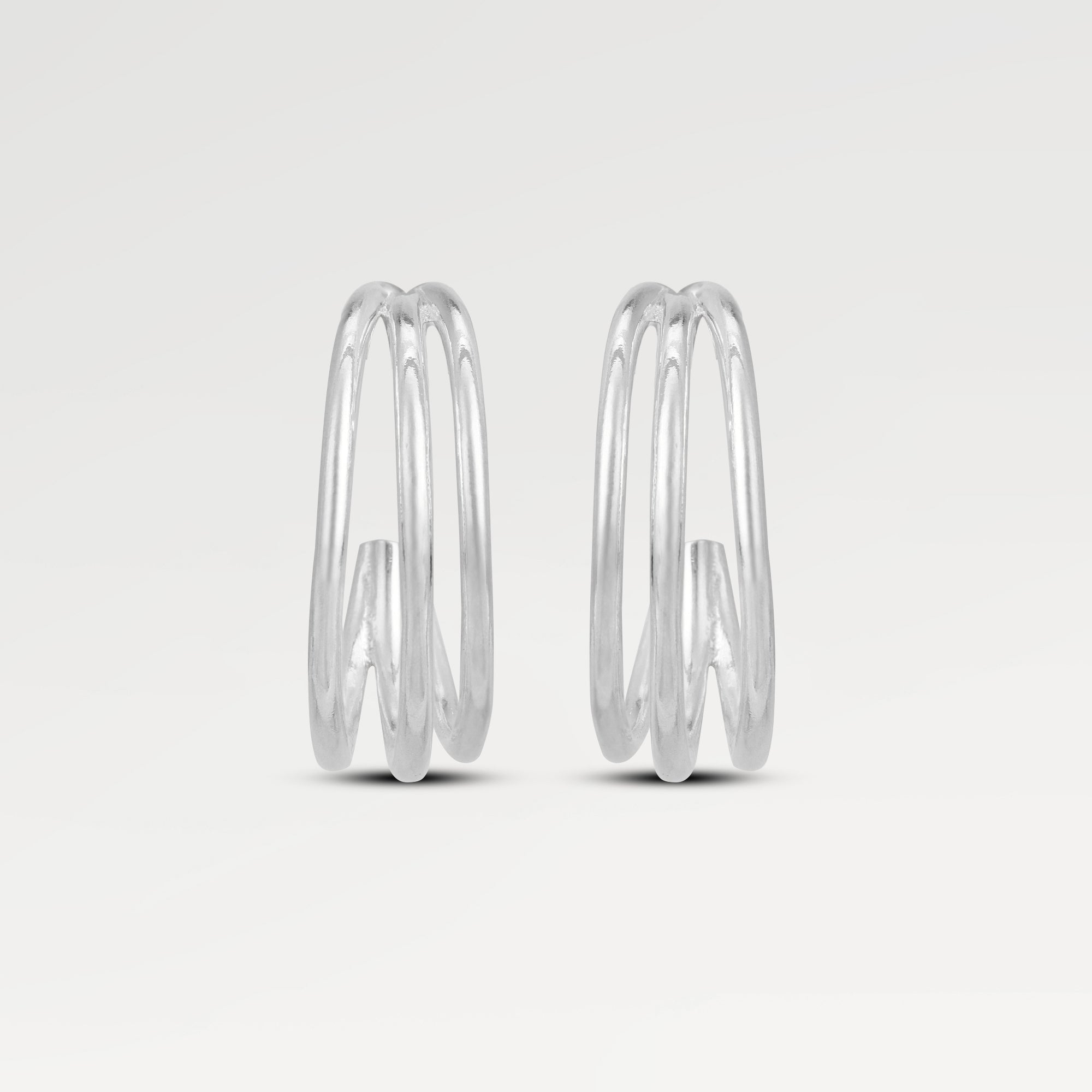 Lucy Stud Hoop Earrings