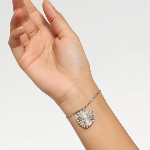 Isha Silver Heart Pendant