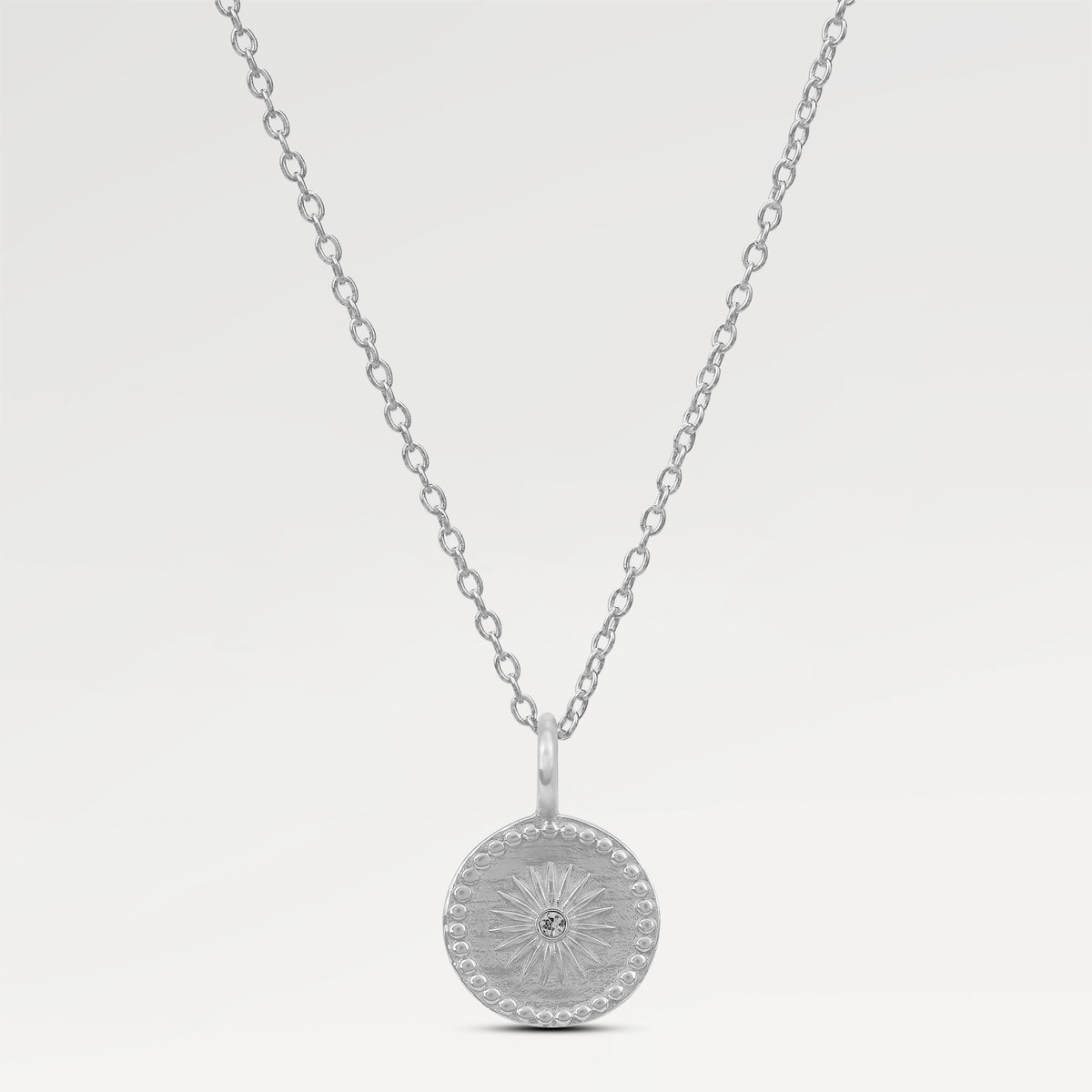 Plated Round Embosed Bazel Pendants with  Round Cut Chaton Crystal Color