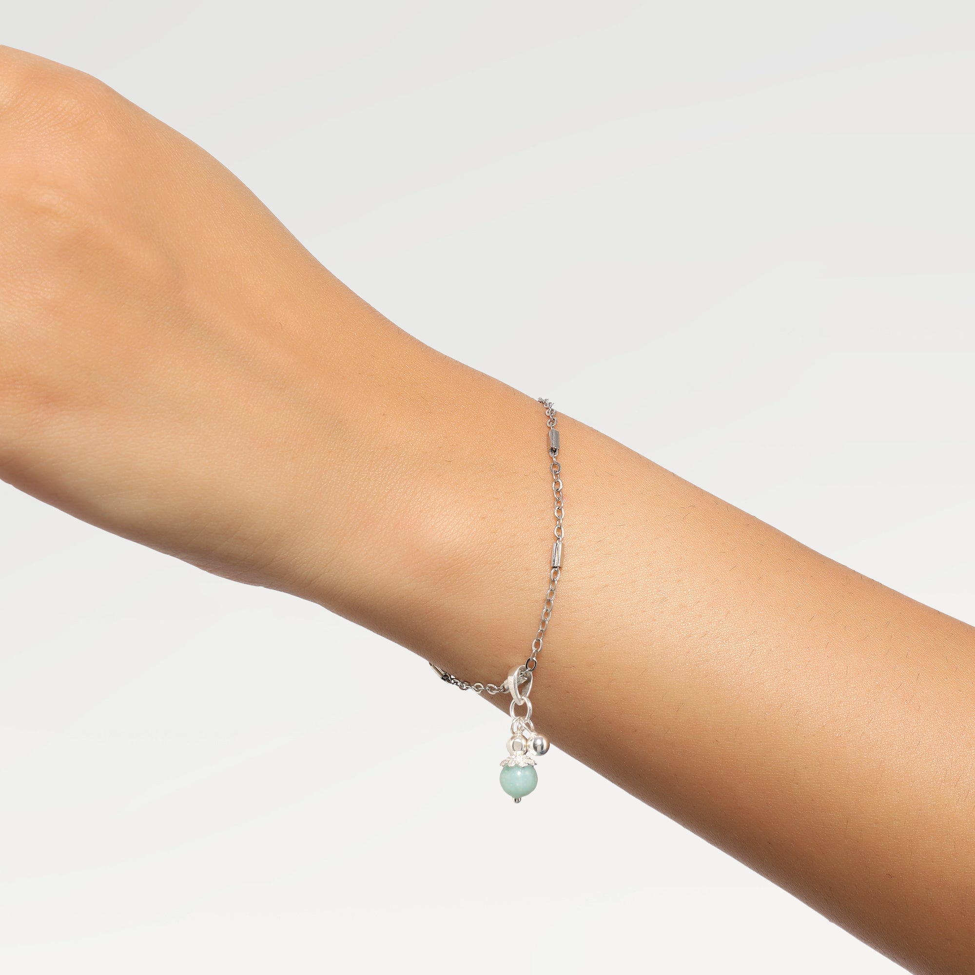 Mia Amazonite Drop Bead Pendant