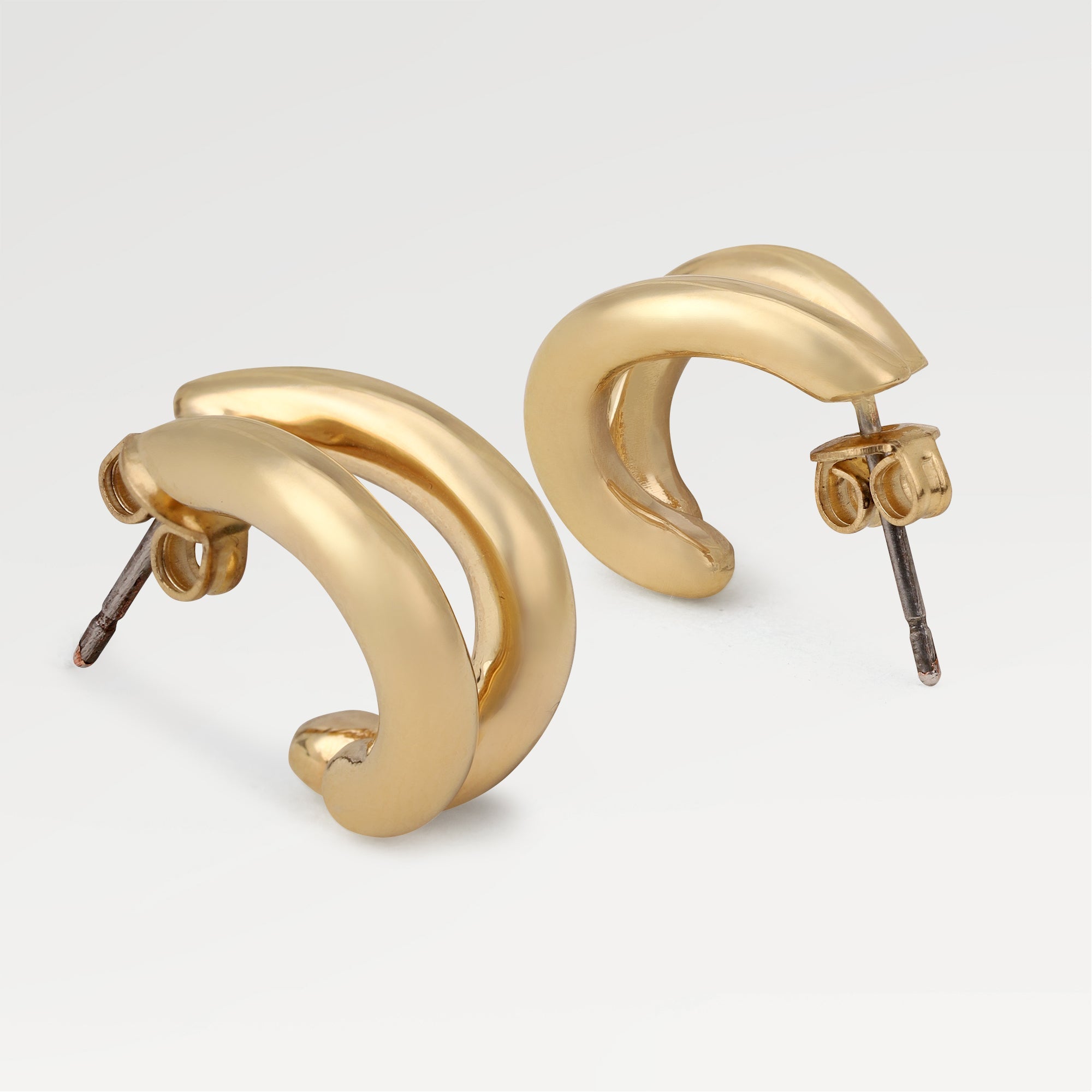 Kate Plain Stud Earrings
