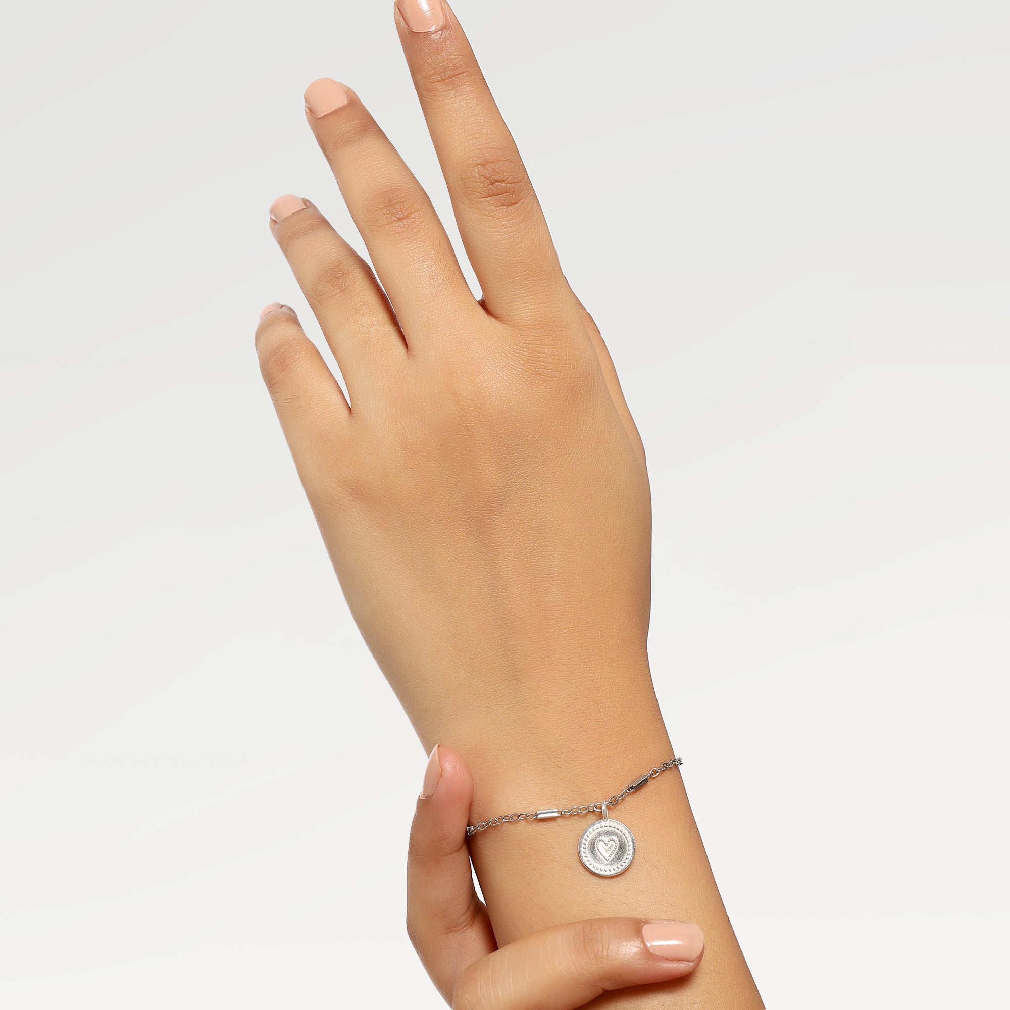 Zoe Round Heart Pendant