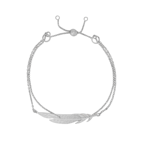 Rae Silver Leaf Bracelets