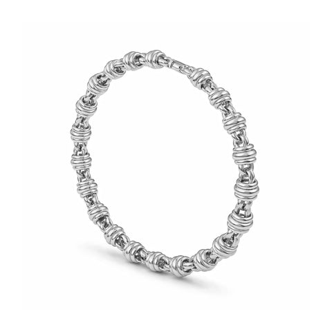 Jude Silver Bangle Bracelet