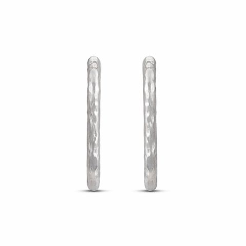 Ira Silver Huggies Earrings