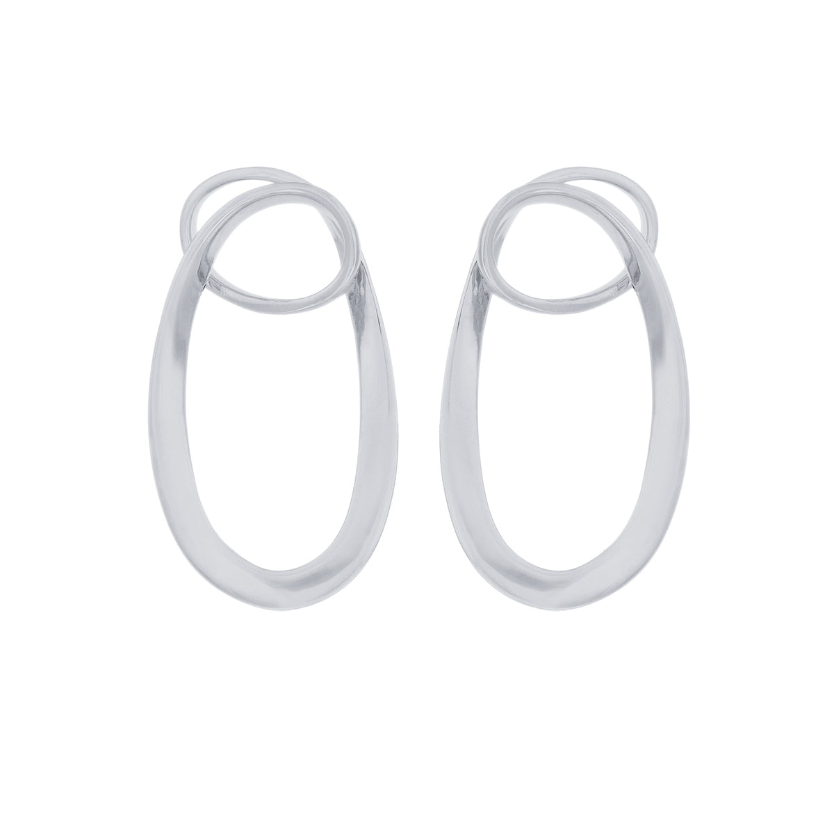 Emma Yellow Gold Plated Elegant Earrings Set