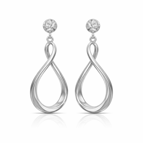Asia Silver Dangle Earrings