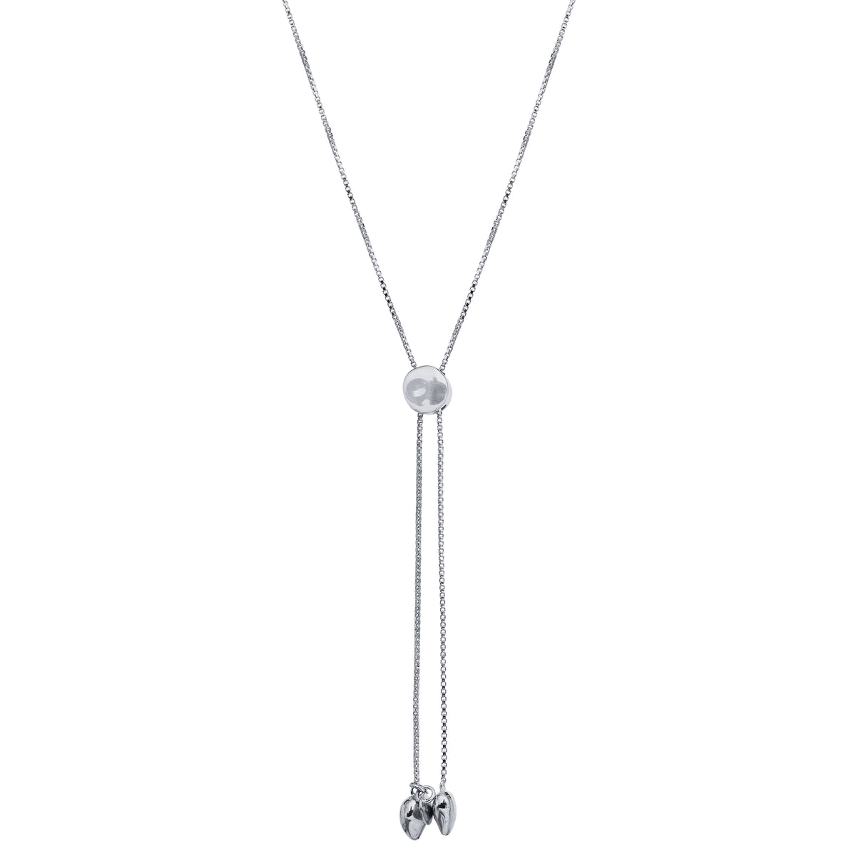 Zoe Yellow Gold Plated Silver Slider Necklace