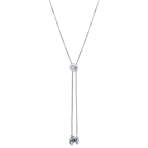 Orla Sterling Silver Elegant Slider Necklace