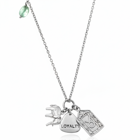 Ada Silver Emerald Necklace