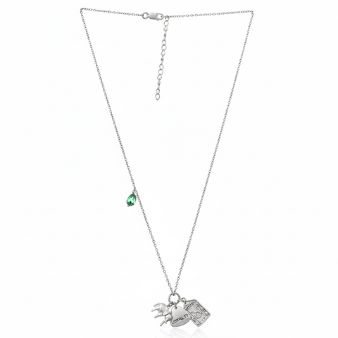 Ada Silver Emerald Necklace