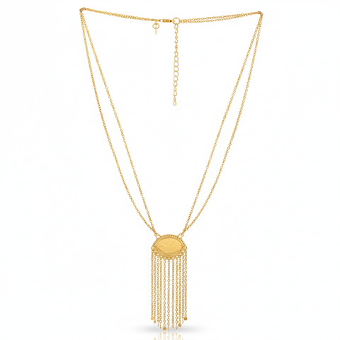 Demi Silver Tussle Necklace