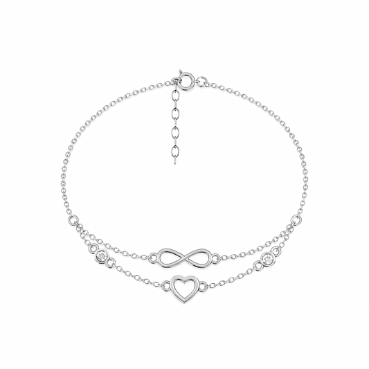 Yuna Silver Zirconia Bracelet
