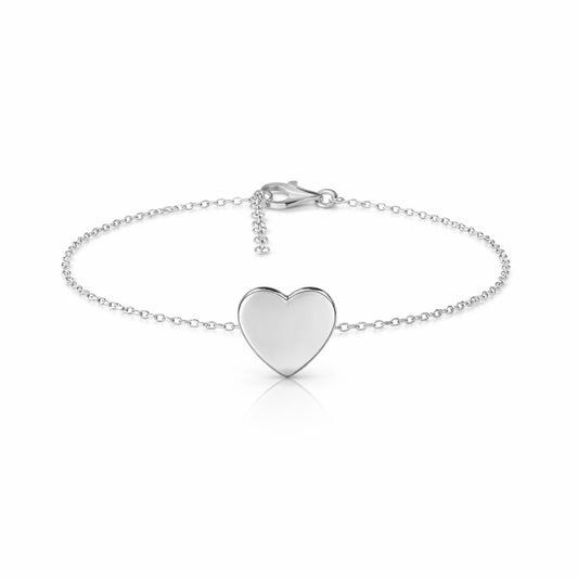 Eavi Silver Heart Bracelet