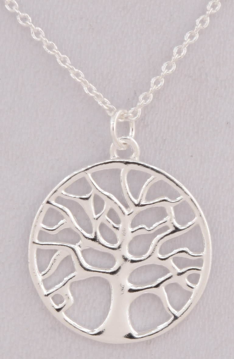 Anna Sterling Silver Tree Necklace
