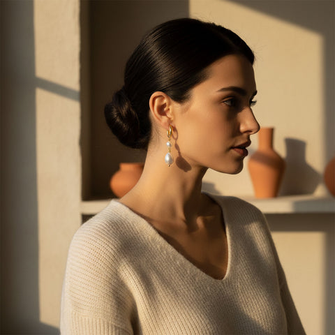 Anna Silver Dangle Earrings