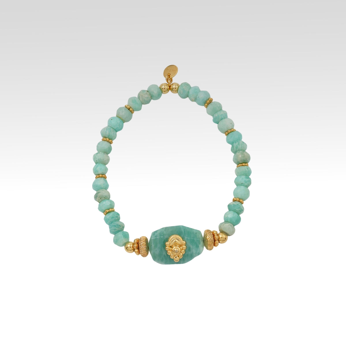 Mia Amazonite Beaded Elegant Bracelet