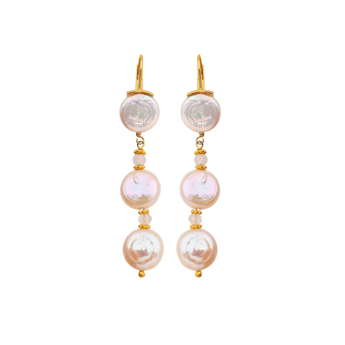 Orla Sterling Silver Pearl Stud Earrings