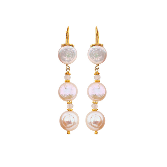 Orla Silver Pearl Earrings