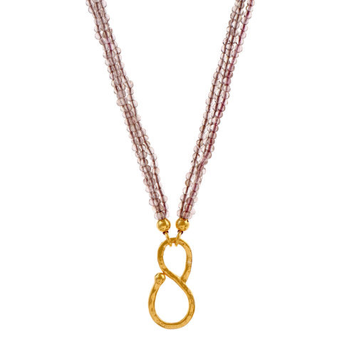 Cleo Sterling Silver Smoky Quartz Necklace