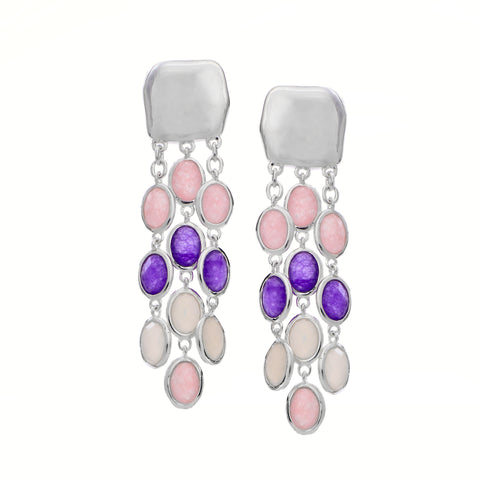 Rita Silver Amethyst Earrings