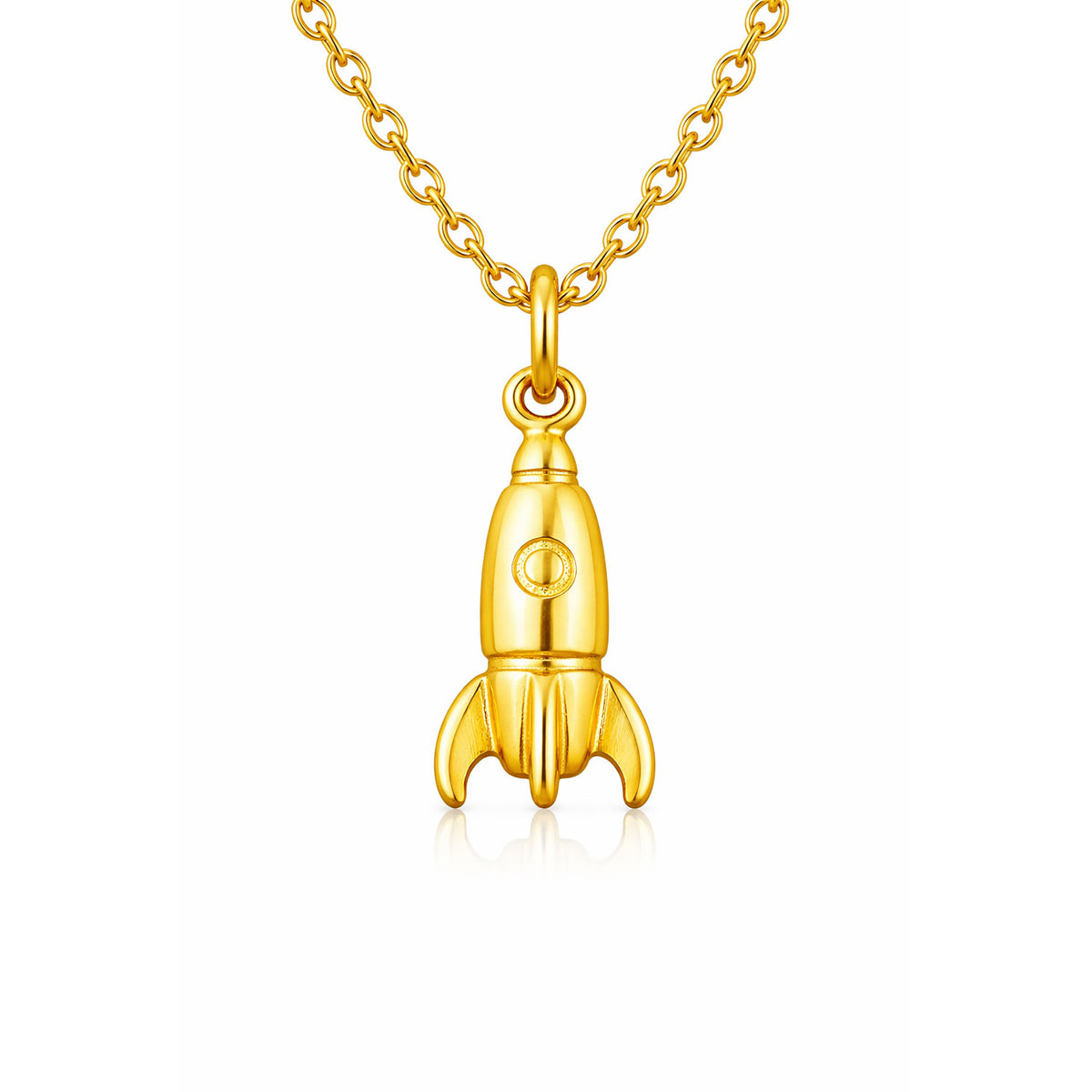Ava Silver Rocket Necklace
