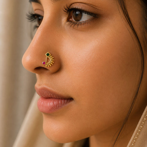 Cyna Silver Nose Pin